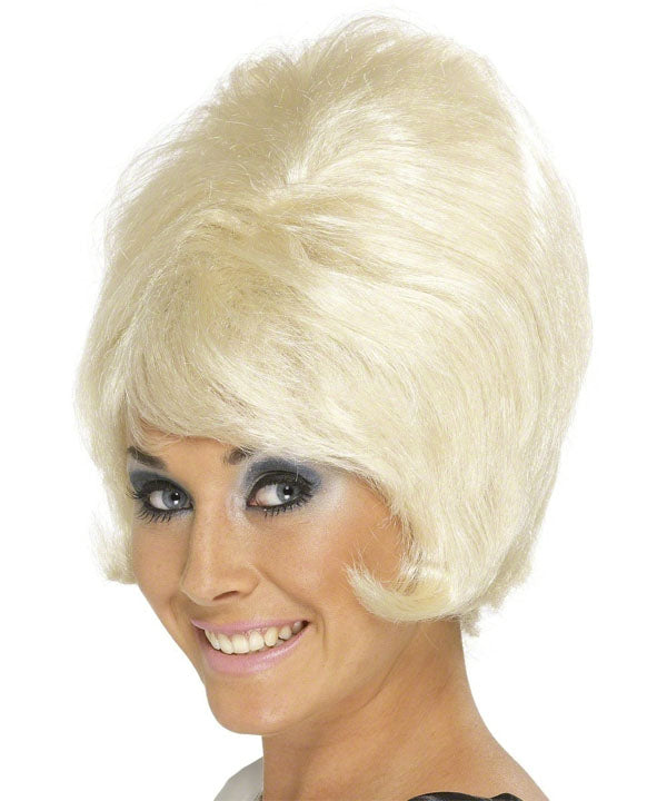 Sixties Blonde Beehive Wig