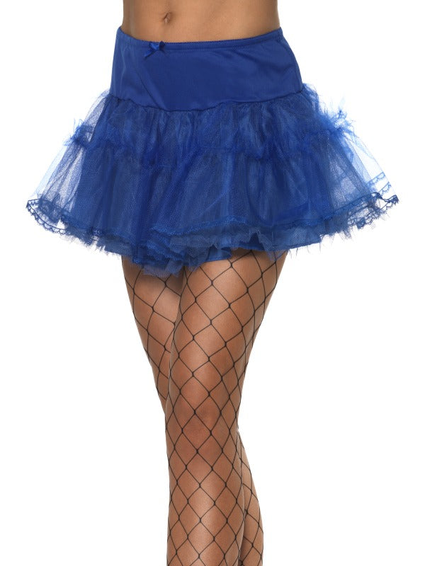 Blue Tulle Petticoat Delicate Skirt Accessory