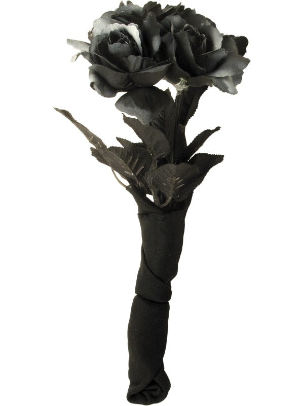 Bouquet Corpse Bride Black Roses