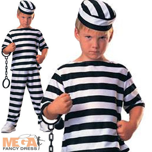 Boys Prisoner Fancy Dress Costume