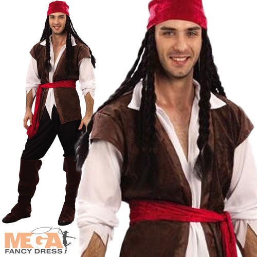 Caribbean Pirate Tropical Sea Raider Fancy Dress