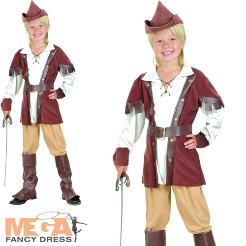 Robin Hood Boys Fancy Dress Historical Costume