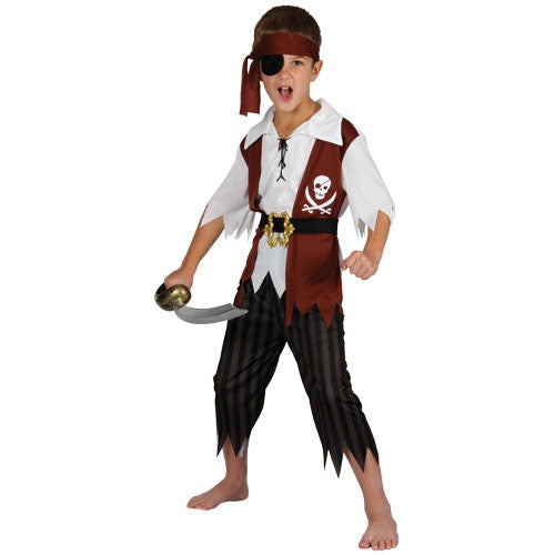 Boys Cutthroat Pirate Adventure Costume