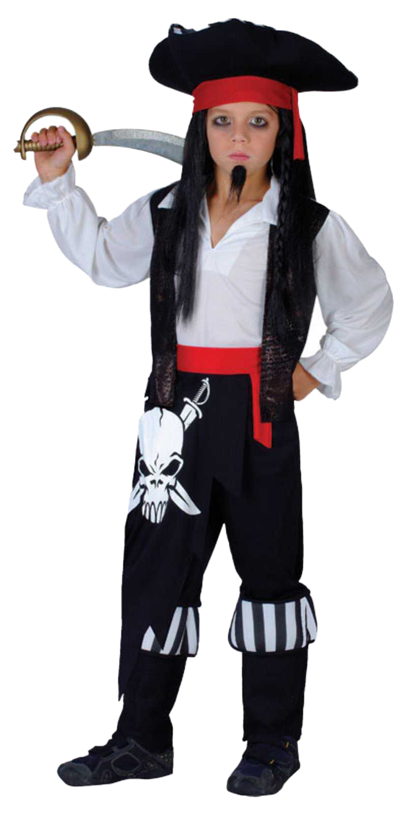Boys Pirate Captain Blackheart Adventure Costume