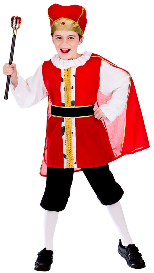 Boys King of the Realm Medieval Costume with Crown