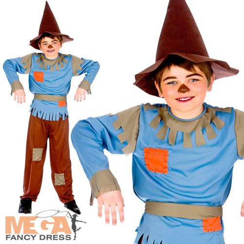Kids Scarecrow Boy Farm Costume