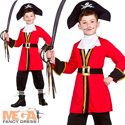 Pirate Captain Boys Adventure Costume