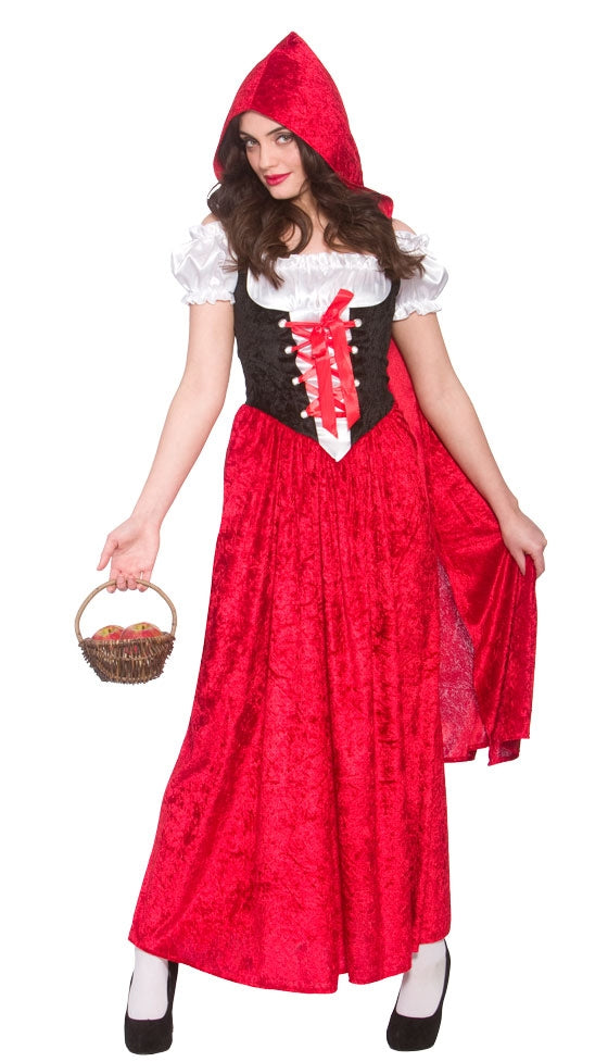 Deluxe Little Red Riding Hood Fairytale Ladies Costume