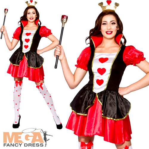 Queen of Hearts Wonderland Ladies Costume