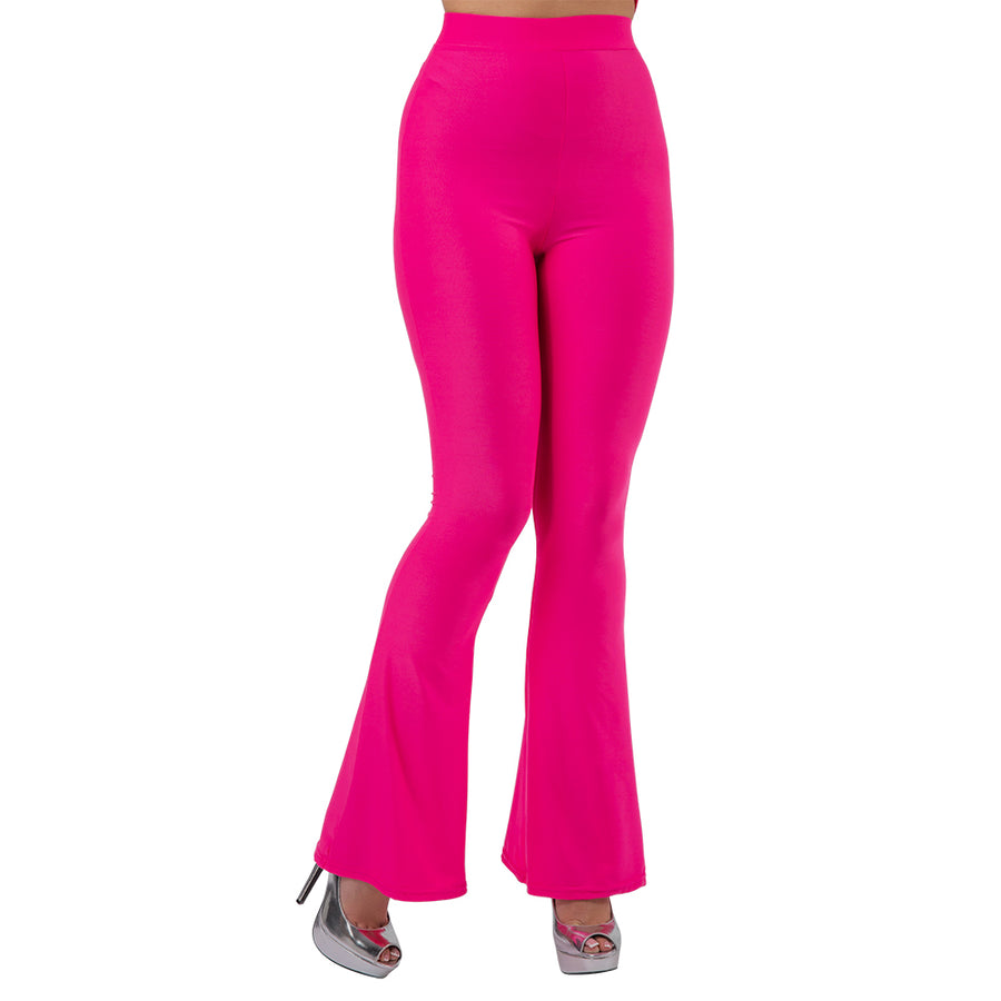 Retro Flares - Hot Pink 70s Ladies Trousers