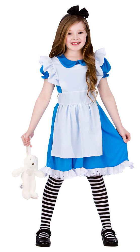 Girls Classic Storybook Alice Fairytale Costume