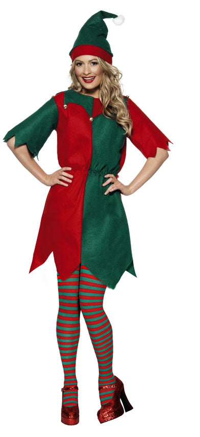 Elf Ladies Fancy Dress Christmas Fancy Dress