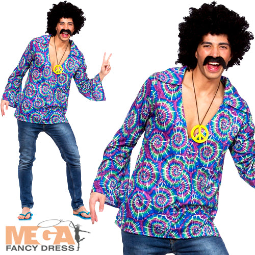 Funky Hippie 60s Men's Shirt Costume