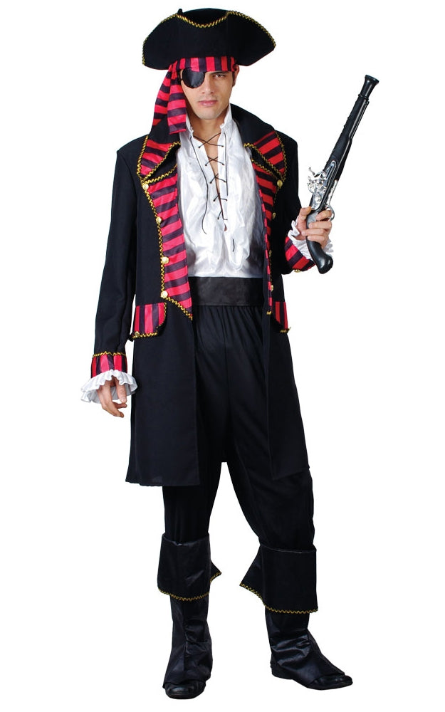 Deluxe Pirate Captain Men's Adventure Costume