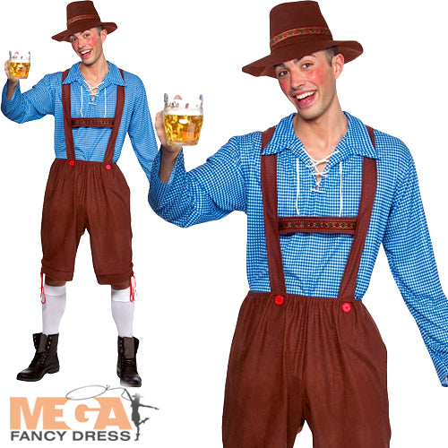 Men's Bavarian Party Guy German Oktoberfest Beer Costume