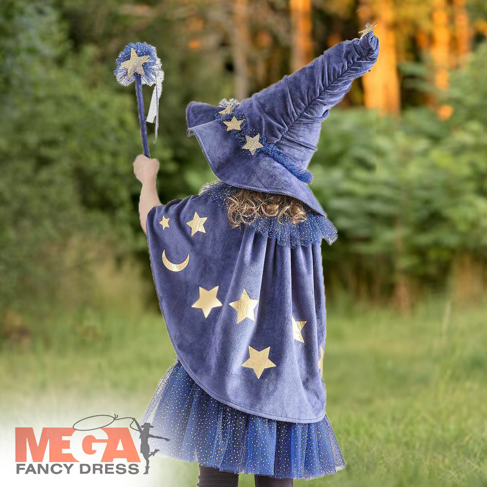 Premium Velvet Witch Girls Halloween Costume