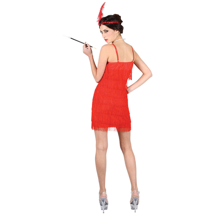 Red Showtime Flapper Roaring 20s Costume