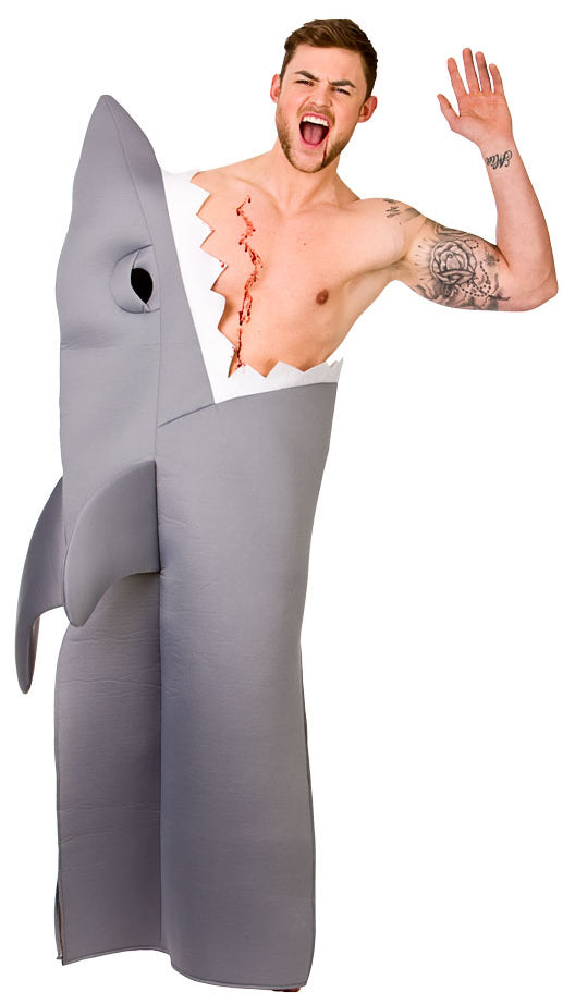 Funny Shark Adult Costume Comical Sea Creature Outfit