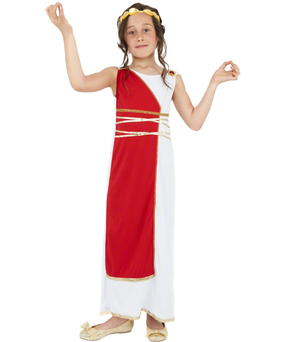 Girls Roman Historical Greek Toga Book Week Costume