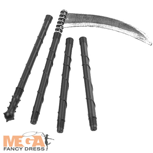 Grim Reaper Scythe Black – Mega Fancy Dress UK