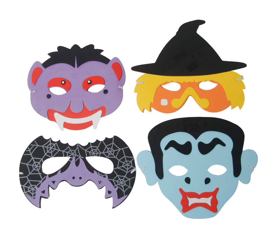 Kids Scary Halloween Assorted Masks Fancy Dress Accessory
