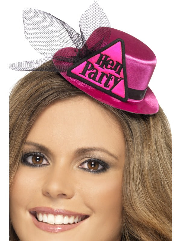 Pink Hen Party Mini Hat