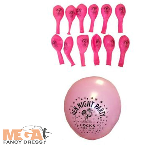 Hen Night Party Pink Balloons Bachelorette Party Decor