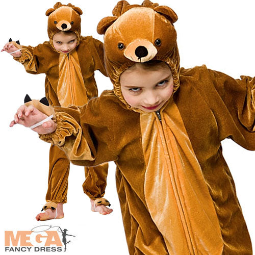 Kids Bear Woodland Animal Costume