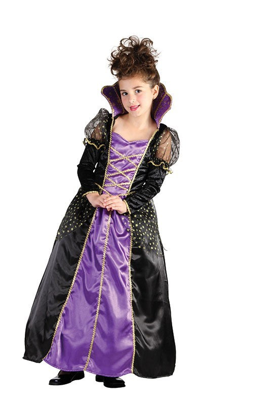 Girls Magical Purple Princess Fairytale Costume