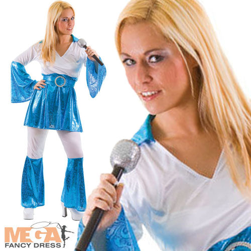 Mama Mia Blue 70s Musical Inspired Costume