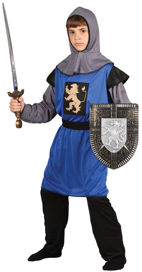 Boys Medieval Round Knight Historical Costume