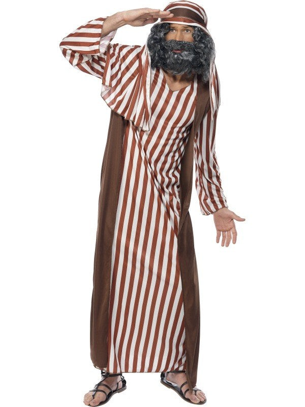 Men's Shepherd Christmas Nativity Fancy Dress Costume