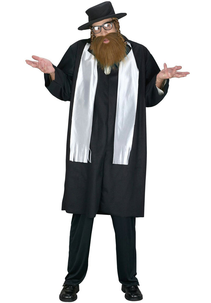 Jewish Rabbi Mens Costume Religious Leader Attire