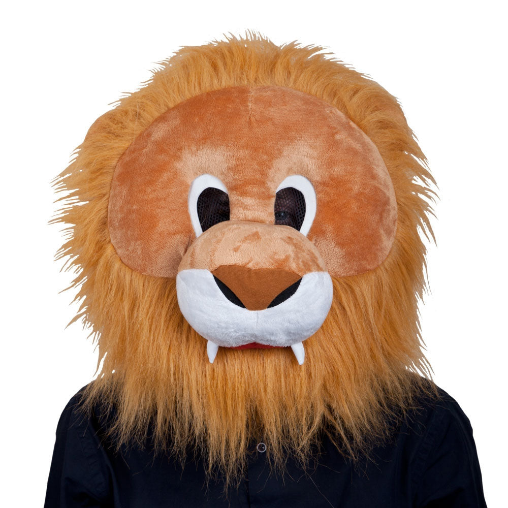 Adults Lion Mask Animal Halloween Book Fancy Dress Costume Accessory