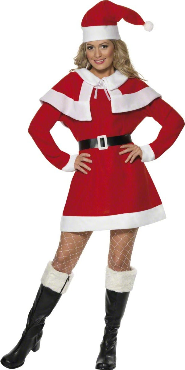 Women's Miss Santa Fleece Christmas Costume