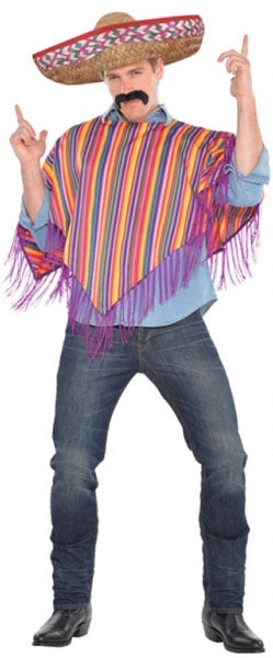 Mexican Poncho Cultural Costume Accessory