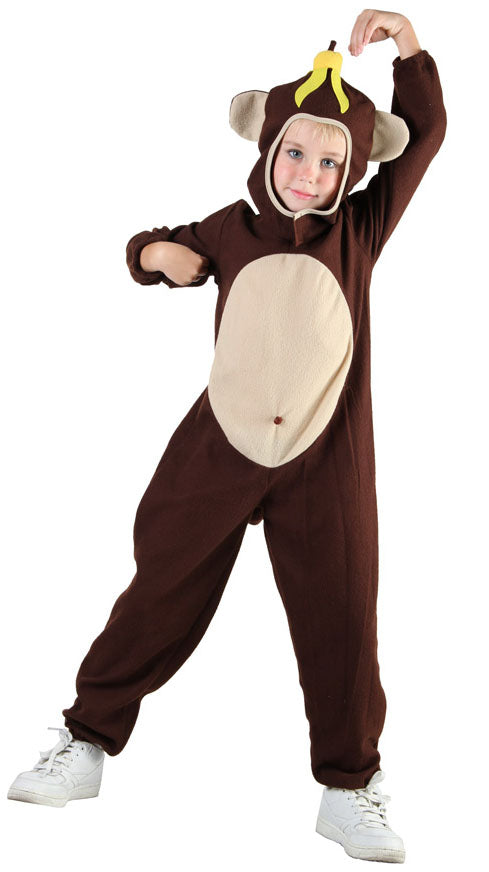 Kids Monkey Playful Jungle Animal Costume