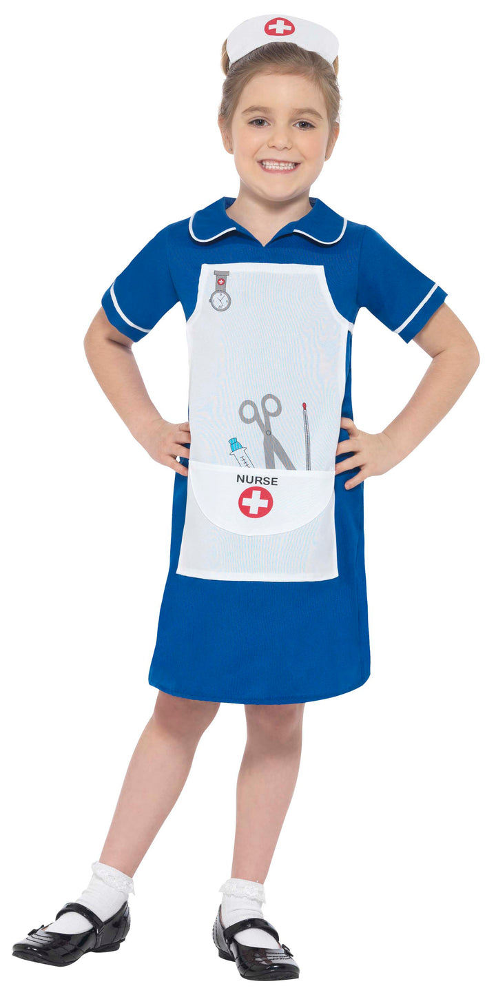 Kids Doctors Scrubs Role Play Fancy Dress Costume