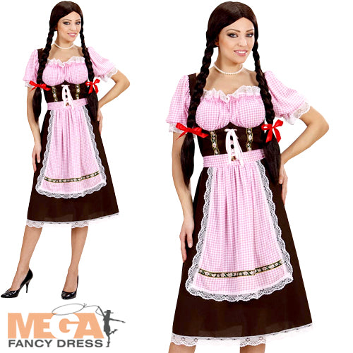 Ladies Deluxe Bavarian Costume Oktoberfest Outfit