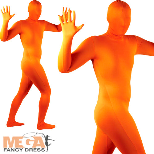 Adult Orange Skinz Bodysuit