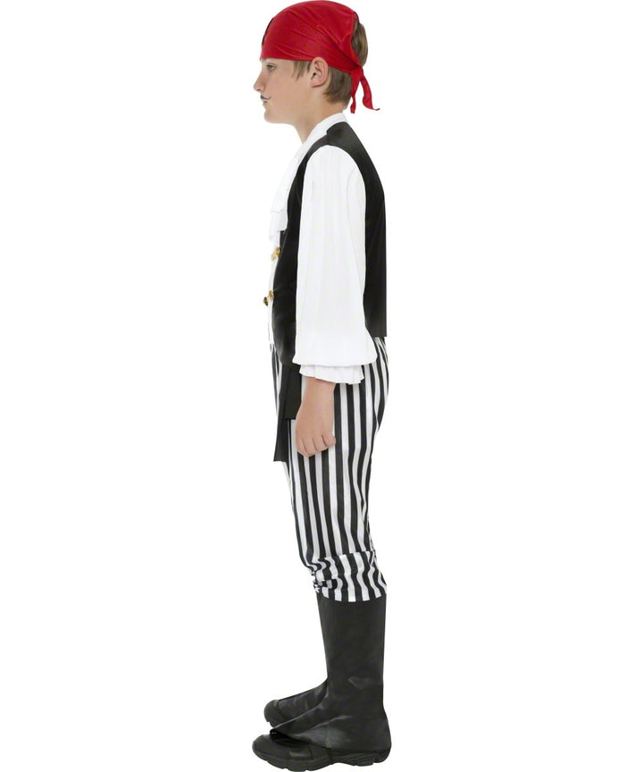 Boys Deluxe Pirate Fancy Dress World Book Day Costume
