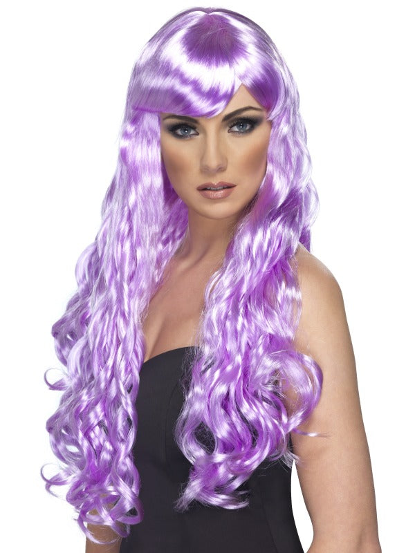Lilac Desire Long Curly Wig