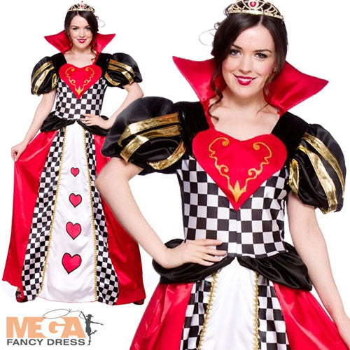 Queen of Hearts Wonderland Fancy Dress Costume
