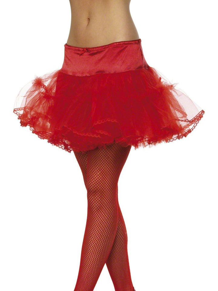 Ladies Red Tulle Petticoat Fairy Tale Tutu Accessory