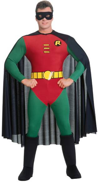 Men's Robin Batman Movie Comic Superhero Cosplay Costume