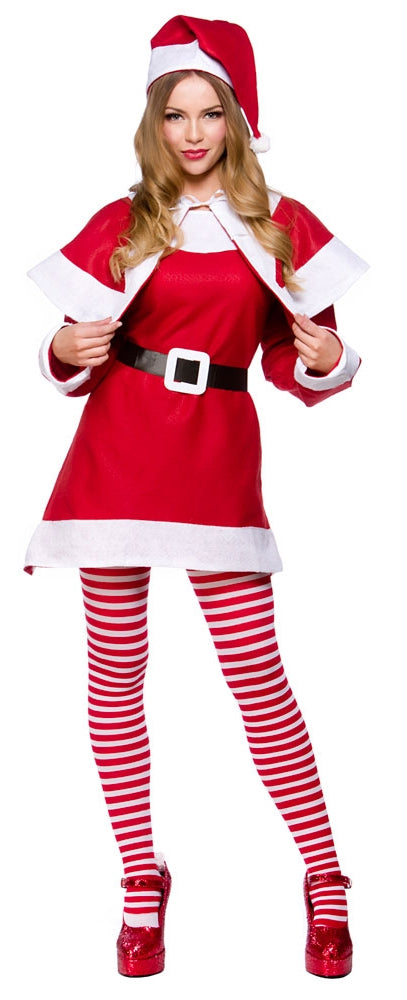 Mrs Santa Claus Fancy Dress Christmas Costume