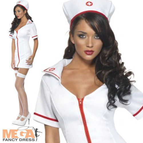 Fever Nurse Costume Occupation Fancy Dress