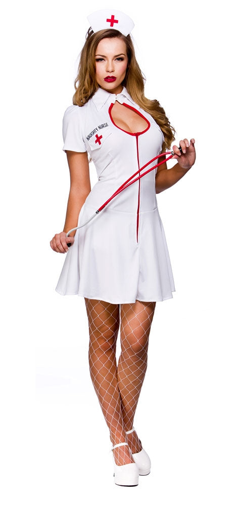 Ladies Naughty Nurse Fancy Dress Costume