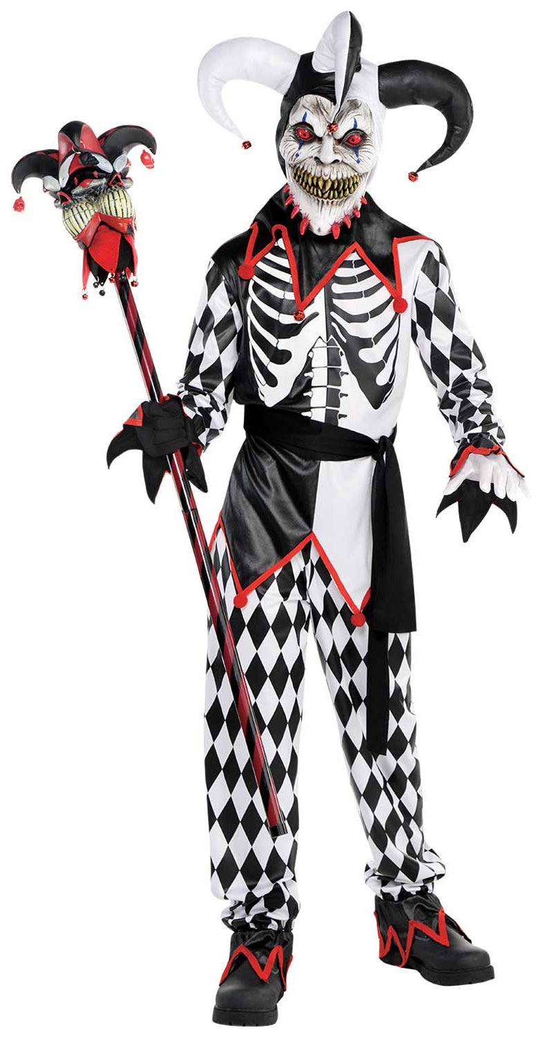 Sinister Jester Dark Circus Costume