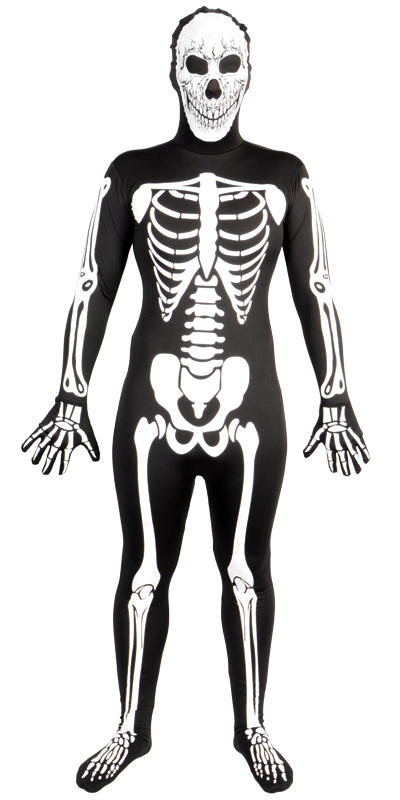 Glow in the Dark Skeleton Skinsuit Halloween Costume